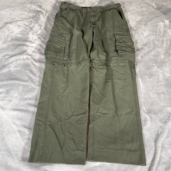 Boy Scouts Of America Other - Boy Scouts Convertible Cargo Pants Mens 38x31 Stretch Waist Utility Green